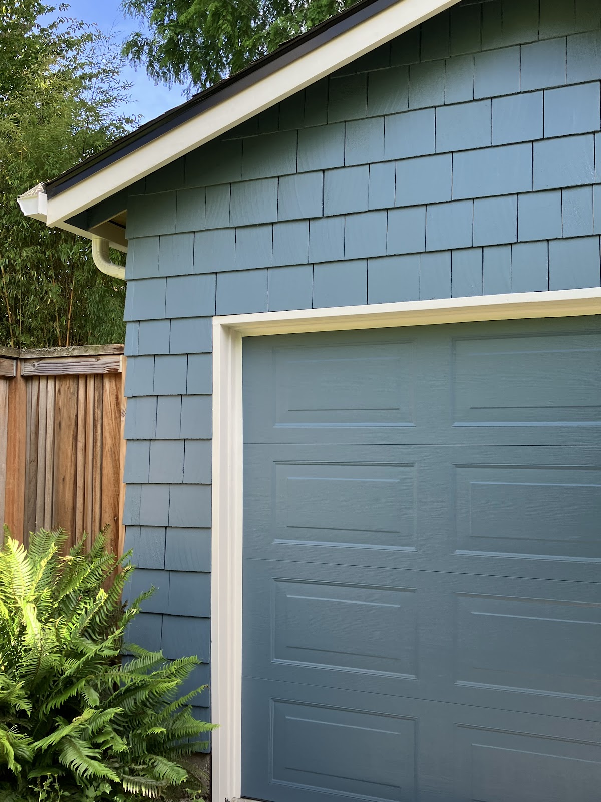 Commercial storefront exterior repainted